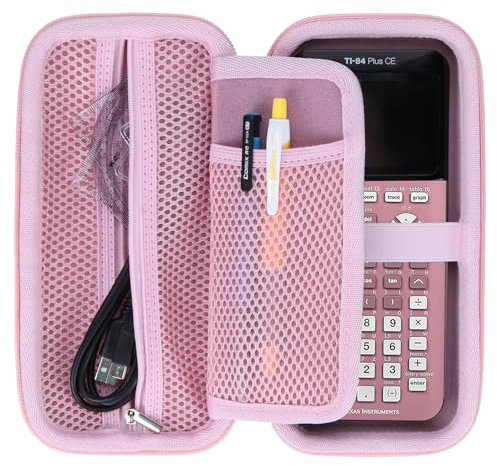 Peyyargo Hart Schutzhülle kompatibel mit Texas Instruments TI-84 Plus CE-T/TI Nspire CX II FC/TI-83/ TI 84 Plus CE/Nspire CX-CAS/TI-82 /TI 89 Titanium Grafischer Taschenrechner