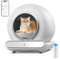Self Cleaning Cat Litter Tray, 65L Extra Large Automatic cat Litter Tray for Multiple Cats, Dual Odour Control,APP Control,Safety Protection,Lower Entry, Easy Clean, Anti-pinch, 2025 Upgraded