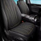 SPYMX Autositzkissen aus PU-Leder für Opel Cascada 2015 2016 2017 2018 2019, luxuriöser wasserdichter Sitzschutz, verstellbar, abnehmbar, Innenzubehör, H, Schwarz/Gold