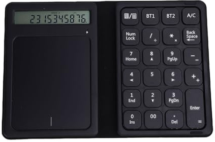Annadue Bluetooth-Nummernblock mit Touchpad, Tragbare 23-Tasten-Nummernblocktastatur für die Finanzbuchhaltung