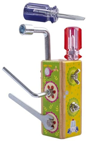 Gatuida Educativo de Ensamblaje con Tuercas y Tornillos para Juguete Montessori de Desmontaje Práctico para Desarrollo Cognitivo y Coordinación Manual para Niña