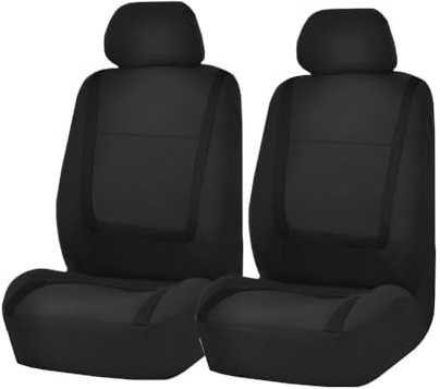 Autositzbezüge Vorder für VW Transporter T4, Sitzkissenmatte Autobezug Aus Stoff Zubehör Für Die Sitzaufwertung Innenraum Zubehör,A/Black
