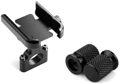 TINGYUS Navigationshalterung Für XADV750 Für XADV150 2014-2020 Für Shadow VT 400 600 750 1100 Motorrad Lenker Handy Halter GPS Stehen Halterung Motorrad Telefonhalterung(B Black and Cap)