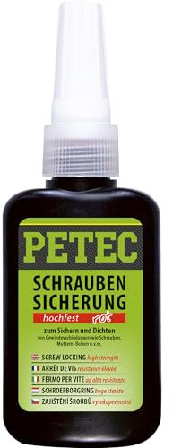 Petec 92050 Schraubensicherung Hochfest, 50 g