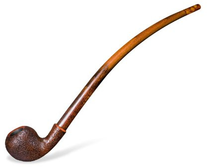Elbenwald Auenland Pfeife Friddo Herr der Ringe Fanartikel sandgestrahlt Handarbeit von VAUEN Bruyèreholz-Kopf 33 cm in Geschenkverpackung