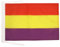 BANDERA ESPAÑA REPUBLICANA SIN ESCUDO 45x30cm - BANDERINA DE LA REPUBLICA ESPAÑOLA 30 x 45 cm cordeles - AZ FLAG
