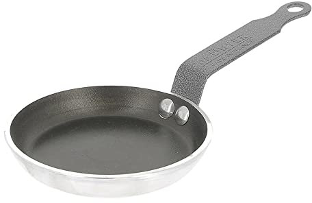 De Buyer - Poêle à blinis antiadhésive CHOC en aluminium - Diamètre 12 cm -