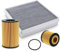 Inspektionspaket SET A 1x Luftfilter 1x Innenraumfilter (Pollenfilter) mit Aktivkohle 1x Ölfilter 1x Ölablass-Schraube 1x Dichtring für Ölablass-Schraube