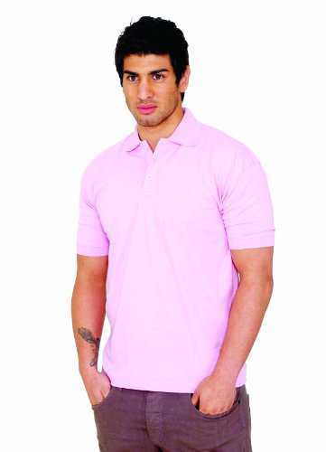 Uneek UC122 Cotton Unisex Jersey Polo Shirt, Red, Small