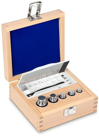 Kern 303-03 Gewichtssatz, Knopfform, Edelstahl poliert, 1 Stück