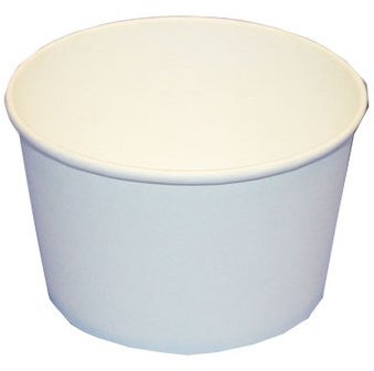 TAMLED Eisbecher Hartpapier 0,1 l weiß - 2000 Stück