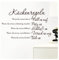 Grandora Wandtattoo Küchenregeln I braun (BxH) 58 x 36 cm I Küche Spruch Zitat Aufkleber selbstklebend ablösbar Wandaufkleber Wandsticker Sticker W957