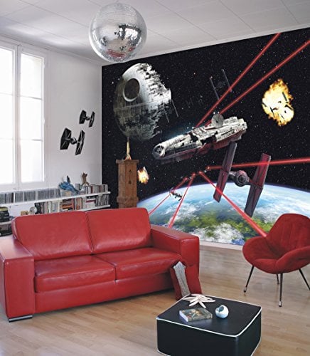 Komar Photo Murale sur Papier, 368cm x 254cm, Star Wars Millennium Falcon