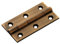 Fingertip Design Quality Solid Brass Cabinet Butt Hinge 64 x 35 x 2mm - Come as a PAIR with Slotted Screws Included (Antique Bronze)