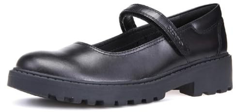 Geox J Casey Girl P, Bailarinas Niñas, Negro, 37 EU