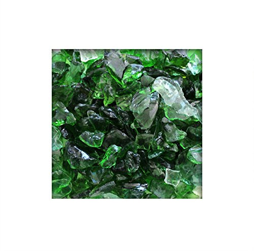 Kieskönig 10 kg Glassplitt Glasbruch Glassteine Glas Splitt Deko Farbe Hellgrün