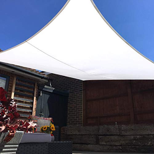 Clara Shade Sails - White Rectangle 2x3m Sun Shade Sail, Conservatory Sail Shades, Pergola Canopy, Garden Sail Canopy Waterproof, Patio Gazebo, Garden Tent, Outdoor Sun Sail Shade, Garden Awning