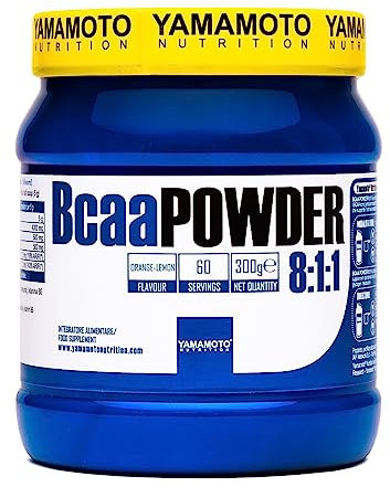 YAMAMOTO NUTRITION Bcaa POWDER 8:1:1 300 gramos Naranja Limón