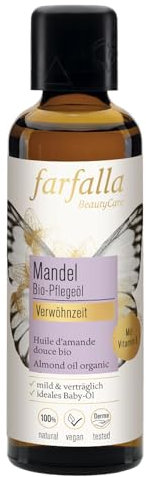 farfalla Mandel, Bio-Pflegeöl, Verwöhnzeit, 75 ml