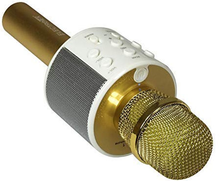 Micrófono KARAOKE Wireless ELECTROTEK ET-WS10 (Dorado)