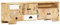 vidaXL Meuble TV Armoire Basse Meuble Divertissement Meuble Stéréo Salon Salle de Séjour Maison Intérieur 120x30x40 cm Bois Massif de Manguier