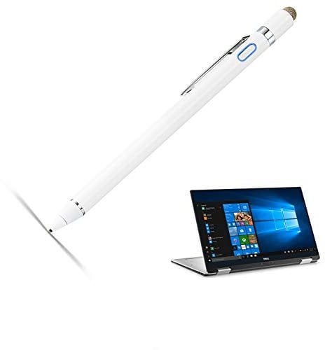 EVACH Stylus for Dell 2 in 1 Laptop Pencil, Digital Pencil with 1.5mm Ultra Fine Tip Stylus Pen for Dell 2 in 1 Laptop, White