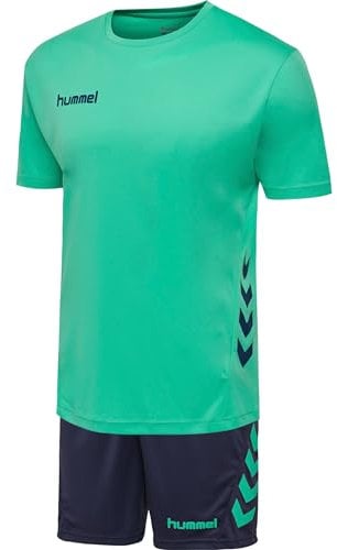 Hummel Unisex-Youth Hmlpromo Kids Duo Set Track Suit, Atlantis/Marine, 164 EU