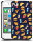Head Case Designs Officially Licensed Micklyn Le Feuvre Fast Food On Navy Patterns 2 Black Soft Gel Case Compatible With Apple iPhone 4 / iPhone 4S