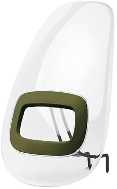 BOBIKE 8015500008 - Windschutzscheibe ONE+ kompatibel mit Ihrem Bobike Fahrradkindervordersitz ONE MINI für Fahrräder in Farbe Grün Olive