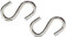 Screws City A2 Stainless Steel S Hook 8mm Thick Hammock S-Hook (Pack of 2)