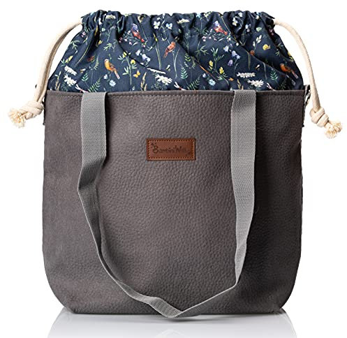 BAMBINIWELT Wickeltasche Schultertasche Shopper Babytasche Windeltasche aus LEDER für Kinderwagen Buggy (Modell 3)