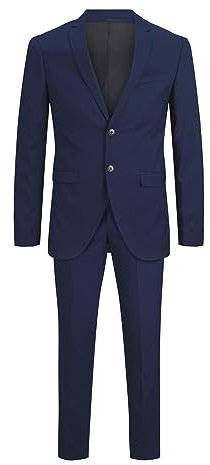 JACK&JONES PLUS Men's Jprfranco Suit Ps Anzug, Medieval Blue, 72