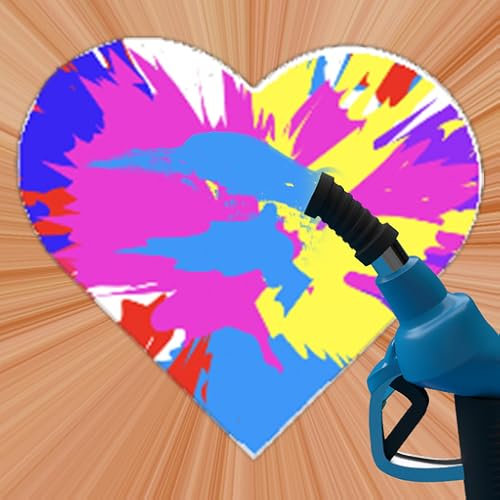 Neon Spin Paint Acrylmalerei - Malen nach Zahlen - Kostenloses Malbuch & Puzzlespiel - Ausschneiden und Malen - Ich kann ASMR DIY malen - Spin Art Game - Color Match 3D - Neon Painting Game - Malspiel