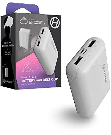 PowerSlack: Battery and Belt Clip for Oculus Quest//Oculus Quest™ 2- Hyperkin