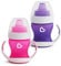 Munchkin Vaso de Aprendizaje para Bebé, Set de Vasos con Boquilla, Asas y Tapa, Vaso Antiderrame Libre de BPA, Apto para Lavavajillas, Bebés a Partir de 4 Meses, Lote de 2 x 118 ml, Morado/Rosa