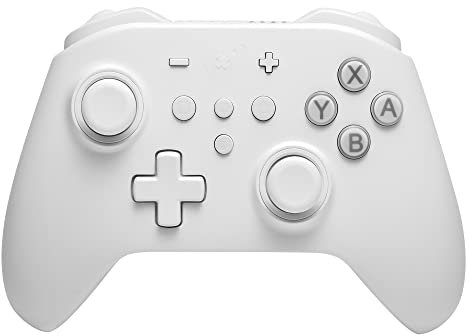 Tinbinx KingKong2 Pro Manette sans fil pour Switch, compatible avec Switch/Switch Lite/Switch OLED/PC/Android/Mac/iOS, Motion Control/NFC (blanc)