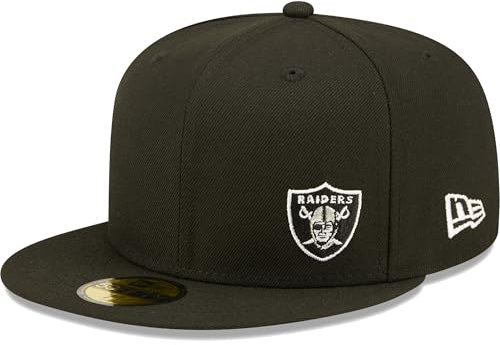 New Era Cap 59FIFTY Herren Basecap NFL Limited Edition (Las Vegas Raiders, schwarz, 7 1/8)