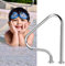 Piscina de Piscina 80 × 80 cm Rail Manual para la Entrada de la Piscina insertada, 3 Mango de Agarre de escaleras Curvas para Piscinas al Aire Libre, Capas de inclinación, SPA, Parque acuático
