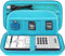 Elonbo Hard Travel Case für Texas Instruments TI-Nspire CX II CAS/CX II/CX CAS Farbgrafikrechner, Extra Zip Tasche passt Ladekabel, Ladegerät, Handbuch, Grün