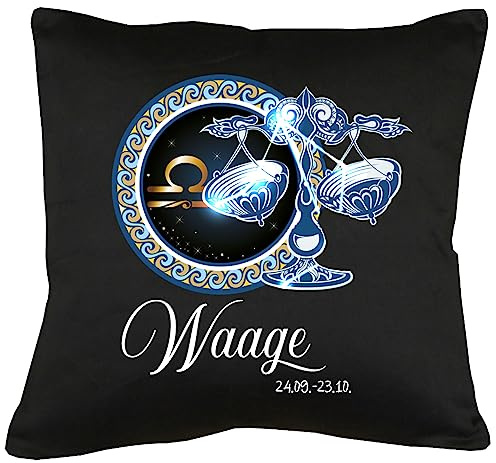 TShirt-People Sternzeichen Waage Kissen mit Füllung 40x40cm