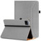 Vakarey Custodia per Xiaomi Pad 7 con Portapenne Antiurto Cover Tablet per Xiaomi Pad 7 Pro 11.2 Pollici,Grigio