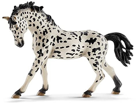 Knabstrupper Mare Toy, Realistic Horse Figurines, Decorative Farm Life Horse Club Toy for Kids