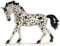 Knabstrupper Mare Toy, Realistic Horse Figurines, Decorative Farm Life Horse Club Toy for Kids