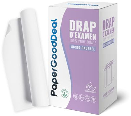 9 rouleaux grande largeur 70cmx35cm drap d'examen micro gaufré 100% pure ouate 135 fts drap hygienique pour ésthétique medical gynécologie pédiatrie thérapie confort optimal Qualité proféssionnelle