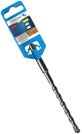 Högert Technik - Broca Profesional SDS+ hormigón BX4 de 24 x 460 mm | 4 cortadores adecuados para taladrar en ladrillo, Piedra, cerámica, hormigón y hormigón Armado.