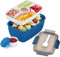 Saiketsu Lunchbox für Erwachsene, 2000 Ml, Brotdose mit FäChern, 2-StöCkige Salatbox für Mitnehmen, Groß, Nachhaltig, Auslaufsicher, Blau
