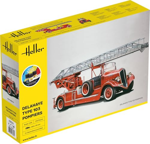 Heller 56780 STARTER KIT Delahaye Type 103 Pompiers 1/24