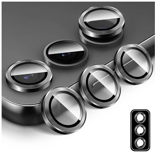 Kucheed Camera Lens Protector for Samsung Galaxy Z Fold 4, Automatic Alignment Individual Aluminum Alloy Rings, Tempered Glass Camera Cover Screen Protector Film Sticker