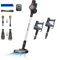 Taurus Homeland Ideal Aspirador Escoba, 150 W, 0.5 Liters, Plástico, 2 Velocidades, Azul, Negro