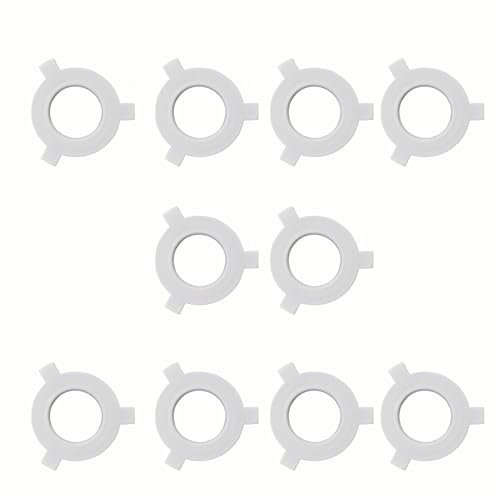 Fenteer 10x Lampenschirm Reduzierringe Lampenschirmringe Lampenringe Stabiler Lichtschirm Ersatz Leichter Unterlegscheibe Adapter, E27 bis E14